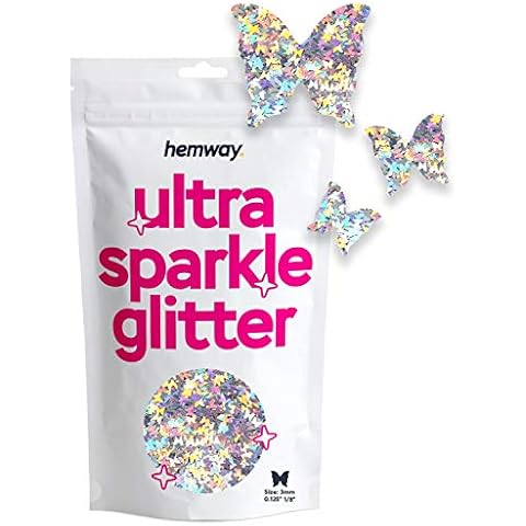 Hemway Ultra Sparkle Glitter - Silver Holographic Cover