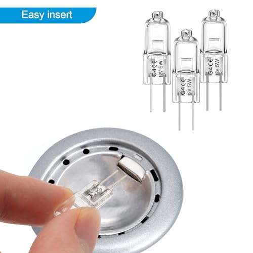WeshLMPO G4 Bulb,12V 20W Halogen Light Bulbs 2 Pin,G4 Light Bulbs Replacement for Under Cabinet Puck Light,Chandeliers, Accent Lights, Track Lighting (12 Pack) by WeshLMPO - Image 6
