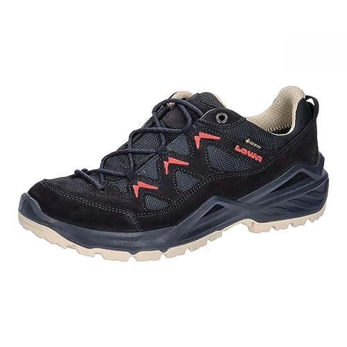 Preisvergleich Produktbild Lowa Damen Wanderschuhe Sirkos EVO GTX Low 320805 Navy-Rotholz 39