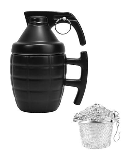 UCEC Hand Grenade Ceramic Mug 280ML for Beer & Military Fans