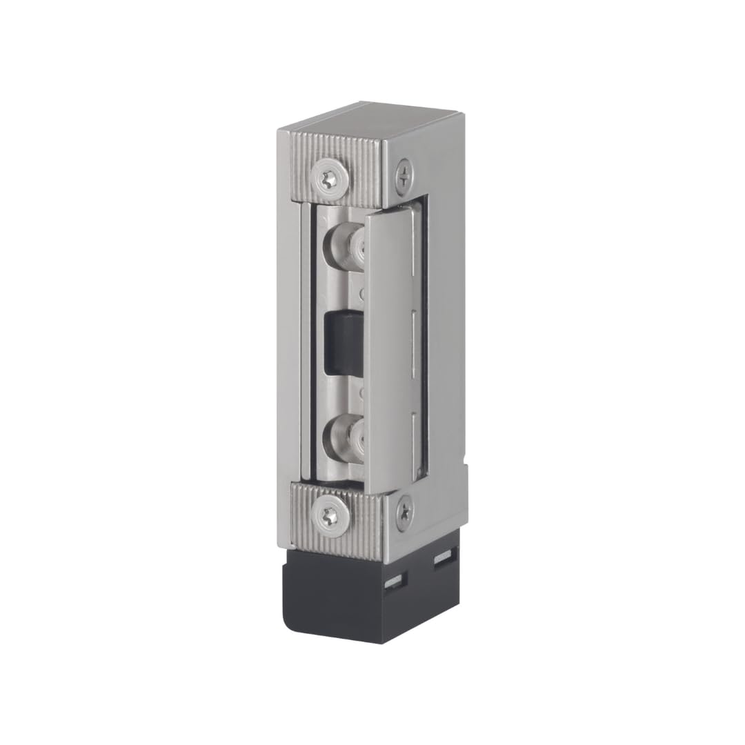 ASSA ABLOY 332.80 RR AK RR O.STULP FAFIX, Fluchttüröffner 332.80-E91, Ohne Schließblech, 12 V DC, Universale Einbaulage DL/DR und waagerecht, Radiusfalle, Kompakte Bauform