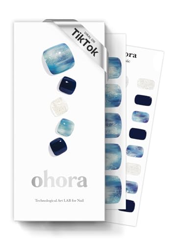 ohora 公式 PD-002-J : P Starry Sea/オホーラ ジェルネイルシール 硬化 硬化タイプ ネイルシール ジェルネイル フット 足 ジェル ネイル マーブルネイル [並行輸入品]（Amazon）