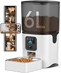 oneisall Automatic Cat Feeder with Camera, 5G WiFi Smart Pet Feeder with 1080P HD Night Vision, APP Remote Control for Home Pet Monitoring, Ideal for Cat and Dog Owners
