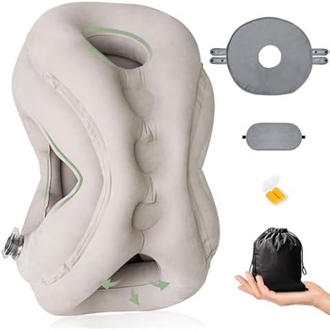 Relispo Inflatable Travel Pillow Cover