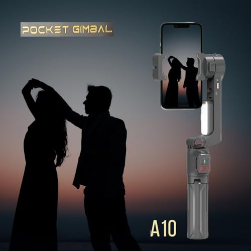 Estabilizador Gimbal Profissional e Portátil de 3 Eixos