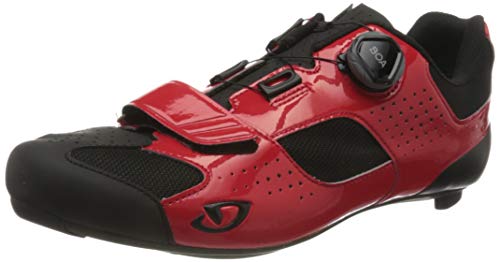 Meilleures Chaussures Vélo Giro : La Fusion Parfaite de Style et de Performance chaussure Giro Homme Trans (boa) Road Chaussures de Vélo de Route, Multicolore (Bright Red/Black 000), 40 EU