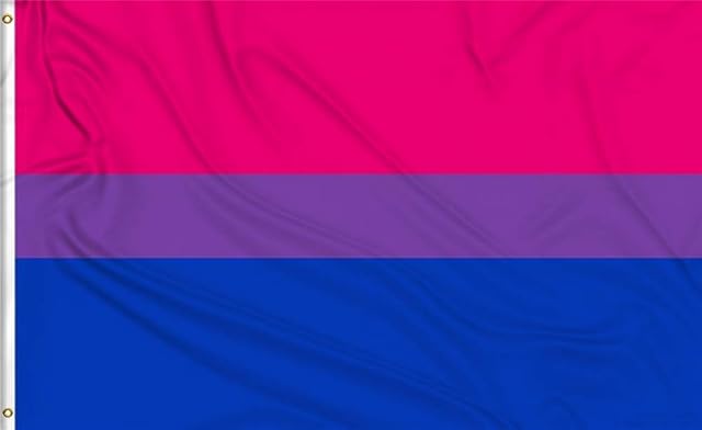 GAKA FAVOR 3x5 FT Bi Bisexual Pride Flag Bright Colors Bisexual Flags Rainbow Flag Series