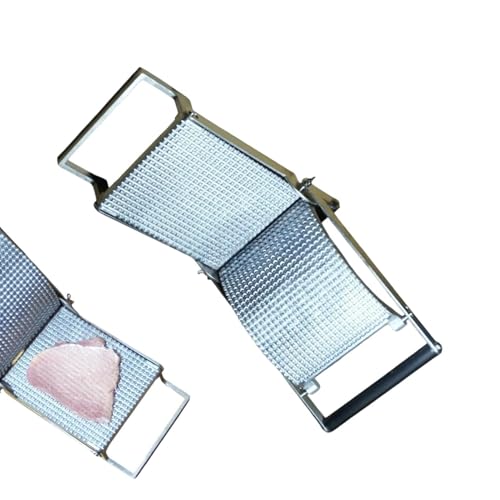 Stainless Steel Meat Press and Tenderizer Tool - Heavy Duty Manual Steak Flattening Kitchen Gadget for BBQ, Beef, Pork, and Chicken