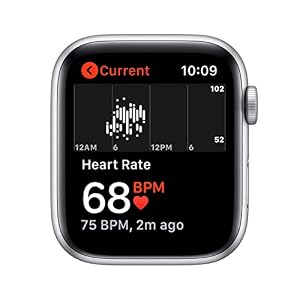 Apple Watch SE (GPS, 40mm) - Silver Aluminum Case with White Sport Band (Renewed) — photo 4 of 6
