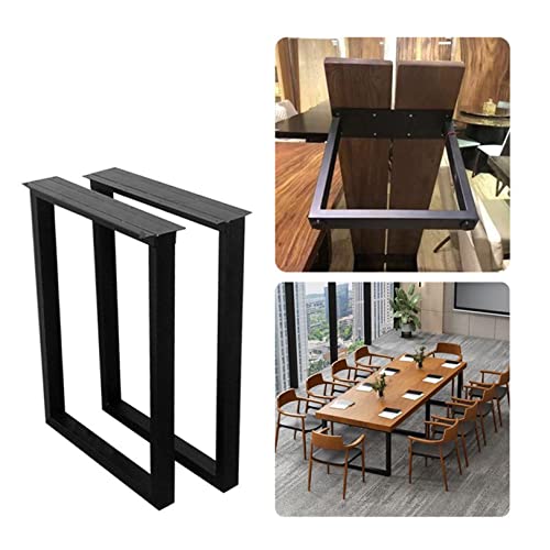 Patas de mesa de metal industriales de hierro forjado para banco y bases de comedor robustas 6