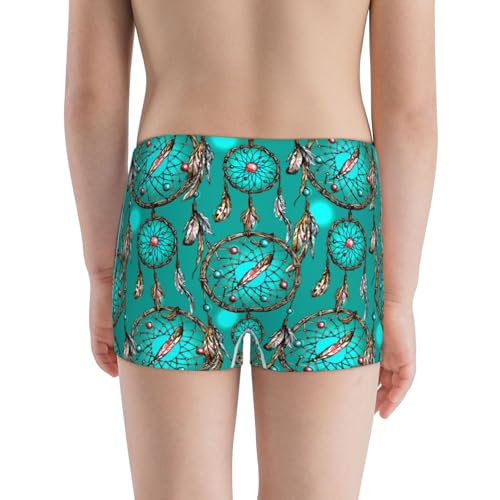 Boys' Cotton Boxer Brief Soft Underwear-Boho Dreamcatcher3