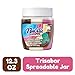 Nucita Trisabor Spreadable, Creamy Candy Chocolate, Vanilla and Strawberry, 10.6 Oz Jar, Pack of 1