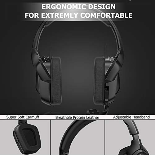 lifcasual K20 Fone de ouvido com fio de jogos de 3.5 mm Fones de ouvido com som surround sobre a ore