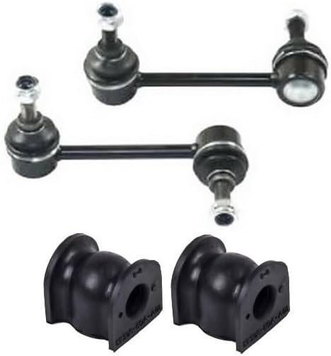 2 Rear Stabilizer Sway Bar End Link + 2 Bushing For 2003-2007 Honda Accord Gen7 CL7 CL8 CL9 4-Door Sedan