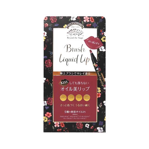 Amazon | パルガントン ブラシリキッドリップ 01 バーガンディ (1本