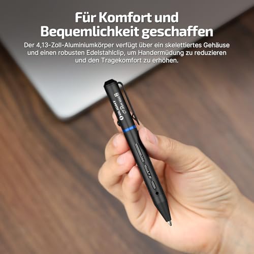 OLIGHT OPEN Mini 2 Multifunktionaler Kugelschreiber und Bleistift, schwarze Tinte, geeignet für Büro, Geschäft, Outdoor (Schwarz)