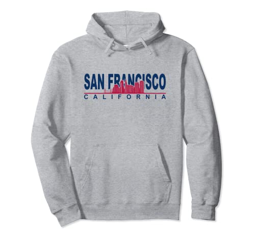 San Francisco California Cityskype - San Francisco horizonte Sudadera con Capucha