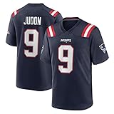 MOMQmicl NFL Football New England Patriots 1# 9# 10# 11# 54# 81# Jersey T-Shirt Herren (Color : 9, Size : XL)