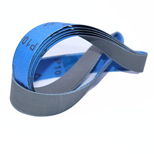 1x30 Sanding Belts for Knife Sharpening Kit, Silicon Carbide Belt Sander Belts 600 800 and 1000 Assorted Fine Grits,15-Pack - Thumbnail 4