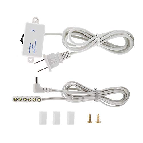 VINGVO Lumière LED à Coudre d'installation d'aimant Fort, lumière de Machine à Coudre en Aluminium de qualité supérieure Robuste, Lecture pour Les Machines à Coudre de beauté d'ongle d'étude à Cover