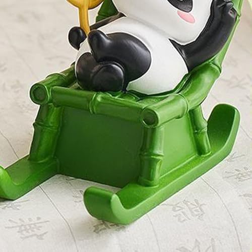 Support de téléphone panda, figurine décorative et idée cadeau originale