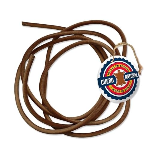 La Canilla ® - Correa de Cuero para Máquina de Coser 1,8 Metros de largo con Grapa Alfa, Singer, Sigma...