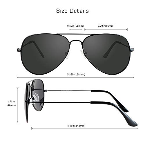 VisionGlobal 2 Pairs Polarized/Reading Sunglasses with UV400 Protection Lens for Women, Trendy Driving Sun Glasses Shades3