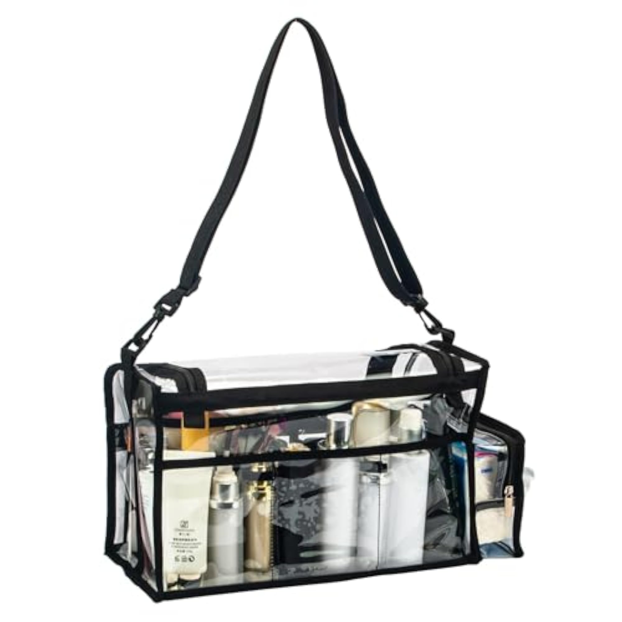 Large Professional Free Standing Clear PVC Makeup Artist Bag