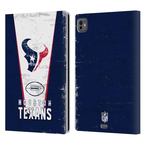 Étui portefeuille cuir NFL Houston Texans pour iPad Pro 11 M4 M5