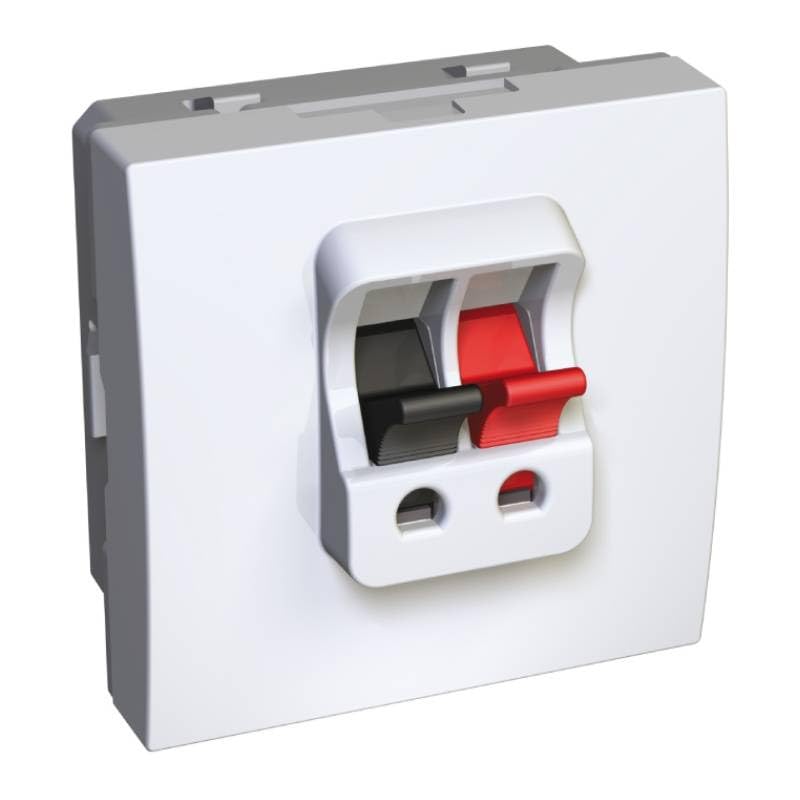 Prise Haut Parleur - Blanc - Schneider Altira