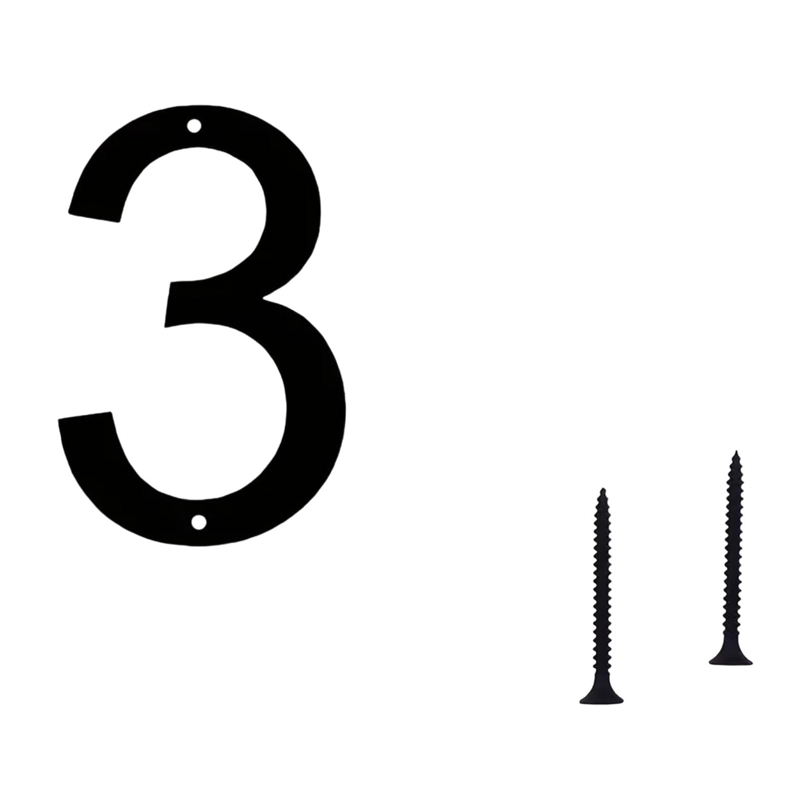 Xinsheinelry Coated Floating Address Numbers, Metal Modern House Plaques for Garden Mailbox Door Decors & Visibility Signage Home Address Number/plaques