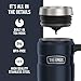 THERMOS Stainless King Vacuum-Insulated Travel Mug with Handle - 16oz, Midnight Blue - Thermos Tumbler for Hot & Cold Drinks - Leak & Sweat-Proof Stainless Steel Coffee Mug with Lid for Commuting