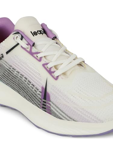 Image of Liberty Leap7x Stella Sports Lacing Running Shoes for Women with EVA Sole | Suitable for Walking, Gym and Jogging | Comfortable Outsole | Lightweight Durable and Cushioned Footbed