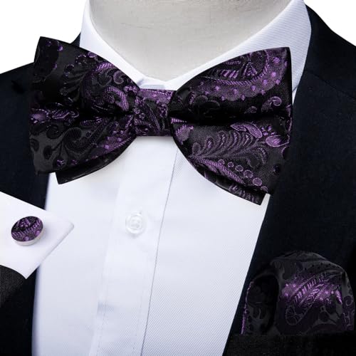 Pajarita Paisley Preanudada para Hombre Ajustable miniatura 2