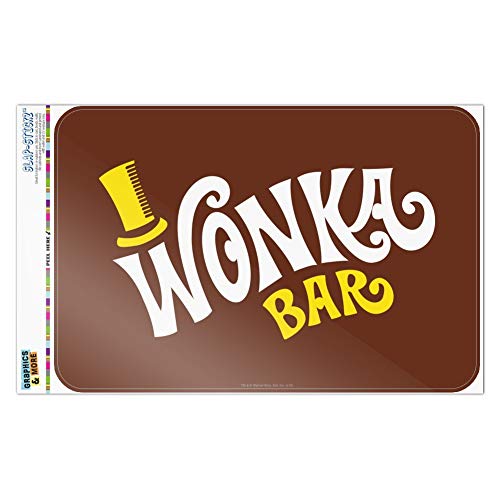 GRAPHICS & MORE Willy Wonka and The Chocolate Factory Wonka Bar Logo Home Business Office Sign