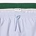 Lacoste Men's Quick-Dry Swim Trunks, Phoenix Blue/Green, Medium
