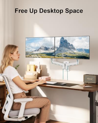Image of MOUNT PRO Dual Monitor Wall Mount for Max 32 inch Screens, Up to 19.8lbs Each