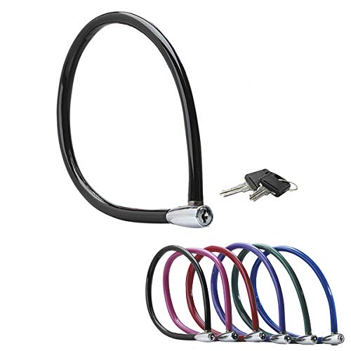 KTM Lucchetto A Catena Per Bicicletta - Nero/Arancione, Lunghezza 120 Cm, Con 2 Chiavi E Tappi Antipolvere, Sicurezza Per La Tua Bici