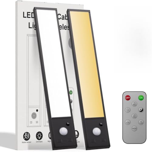 Tnight 8" 2Pack Under Cabinet Lighting, Motion Sensor Light Indoor