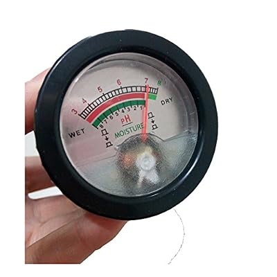 2 in 1 Soil Moisture and PH Tester Meter Multifunctional Needle Type Soil Moisture PH Analyzer Gauge with PH Range 3 to 8 PH Moisture 1 to 8
