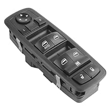 Master Power Window Switch Left Driver Side Replacement for Dodge Journey 2009-2010 Nitro 2008-2012 Replacement for Jeep Liberty 2008-2012 Replace 4602632AG, 4602632AH, 4602632AF