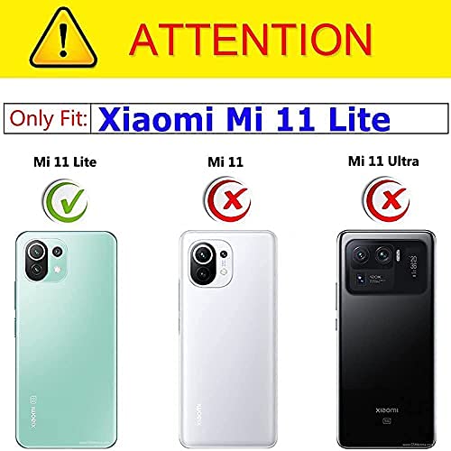 Image of Dazzle Bumper Back Case Cover Kick Stand for Xiaomi Mi 11 Lite 5G - Black Shutter