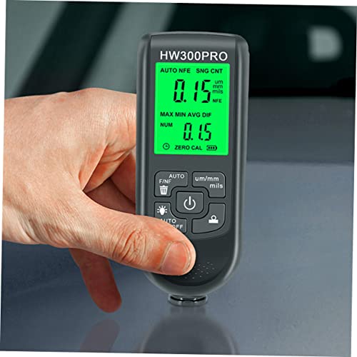 Medidor digital de espesor de recubrimiento CHILDWEET 1,5 V para pintura automotriz, detector no destructivo de recubrimientos anodizados y de alta precisión miniatura 5
