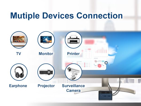 Image of MOREFINE M6S N100 Mini PC, 12th Gen Alder Lake N100 (4C /4T, Up to 3.4Hz) 12G LPDDR5 500G NVME SSD Mini Computer, Micro Desktop Computer Support Dual Display /USB3.2 /2.4 /5G Wi-Fi