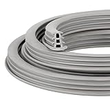 Kingdder Concrete Expansion Joint Filler Driveway Crack Filler Flexible EPDM Rubber Strip for Concrete Crack Repair Replacement Weather Aging Resistance Expansion Joint(1/2'' Wide, 10 ft Long)