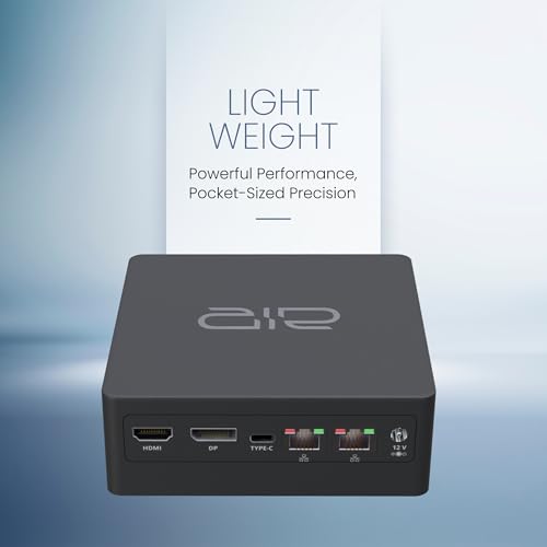 AIR Minipc Alder Lake Intel 12Th Gen N95 with Genuine Windows 11 Home, 4K @ 65Hz 3 Screens Display, 8 GB DDR5 + 512 GB M.2 SSD, Dual Giga LAN... - Image 2