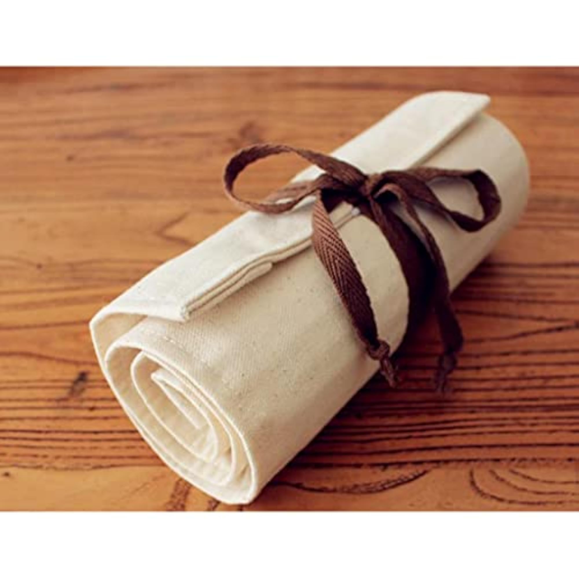 36/48/72 Hole Canvas Colored Pencil Wrap Case Organizer