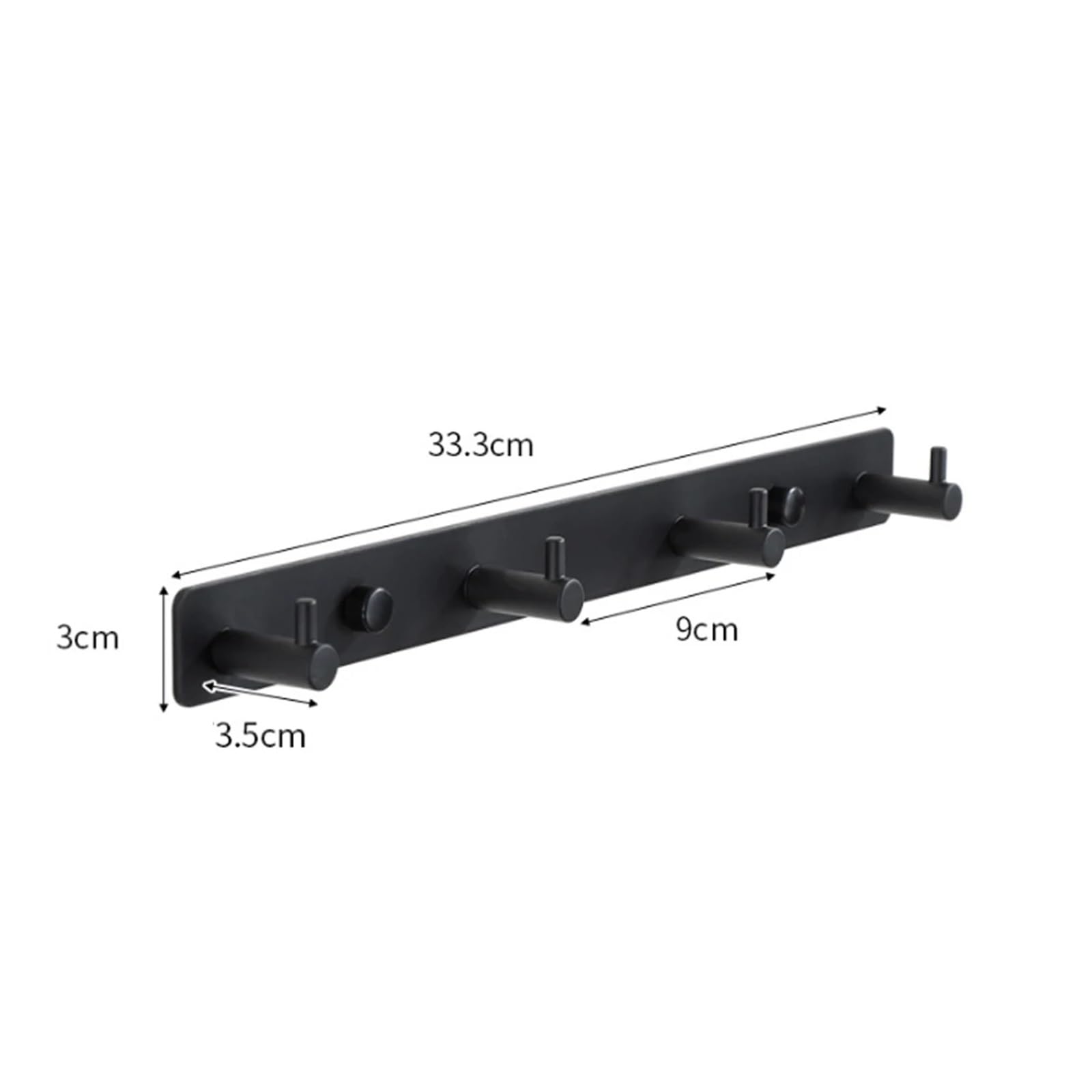 Appendiabiti, ganci da parete(4 Hooks)