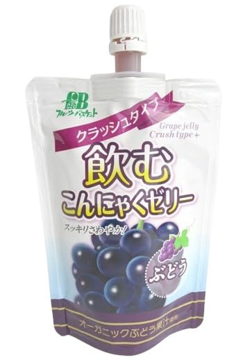 Amazon.co.jp: フルーツバスケット 飲むこんにゃくゼリー ぶどう 130g
