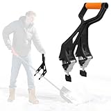 Universal Fit: Engineered to fit tool handle diameters from 0.95" to 1.65", this innovative shovel handle provides a universal fit for a wide range of long-handled tools. The shovel handle features two adjustable apertures, and can be easily attached...